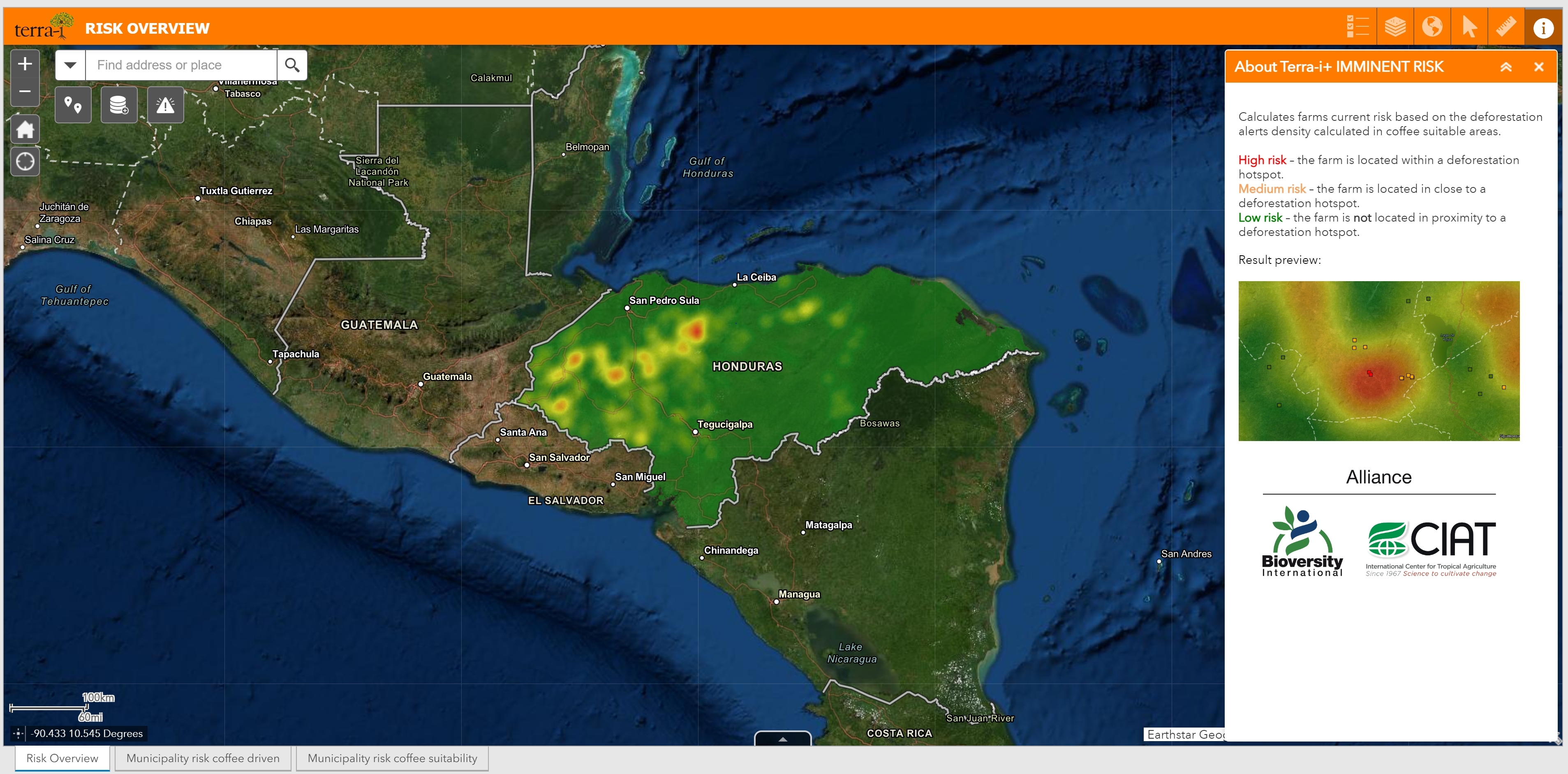 Sustainability dashboard